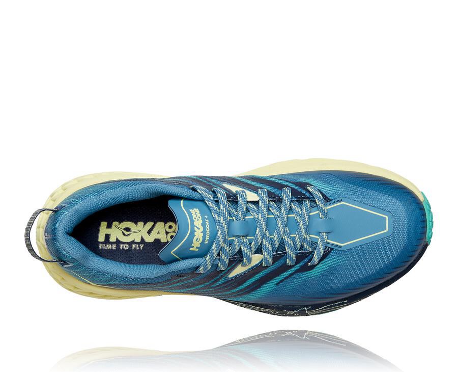 Tenis Hoka One One Trail Mujer Azules - Speedgoat 4 - HYPI34607